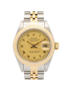 Rolex Watch Datejust Number CH RO Jubilee 18k Stainless Steel
